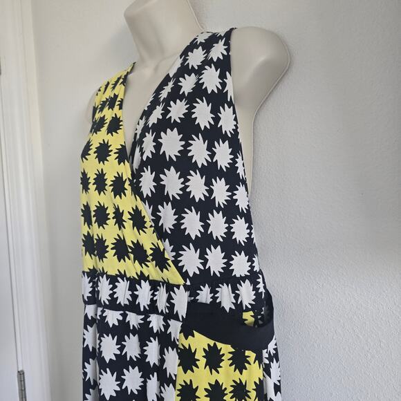 Diane Von Furstenberg Moriko V-neck Silk Mini Dress-12 Faux Wrap Retro Twee - Picture 3 of 8